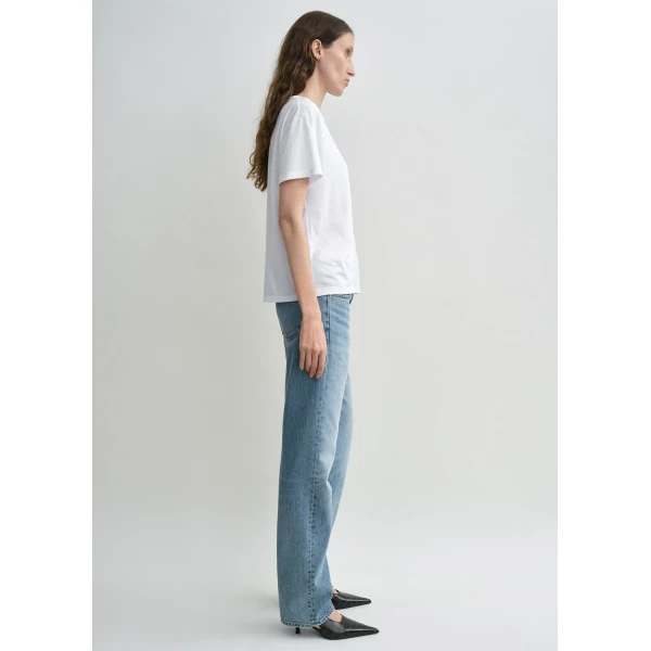 Totême Low Straight Denim True Vintage Blue - Pants - Scandinavian Minimalist Luxury at Coveti