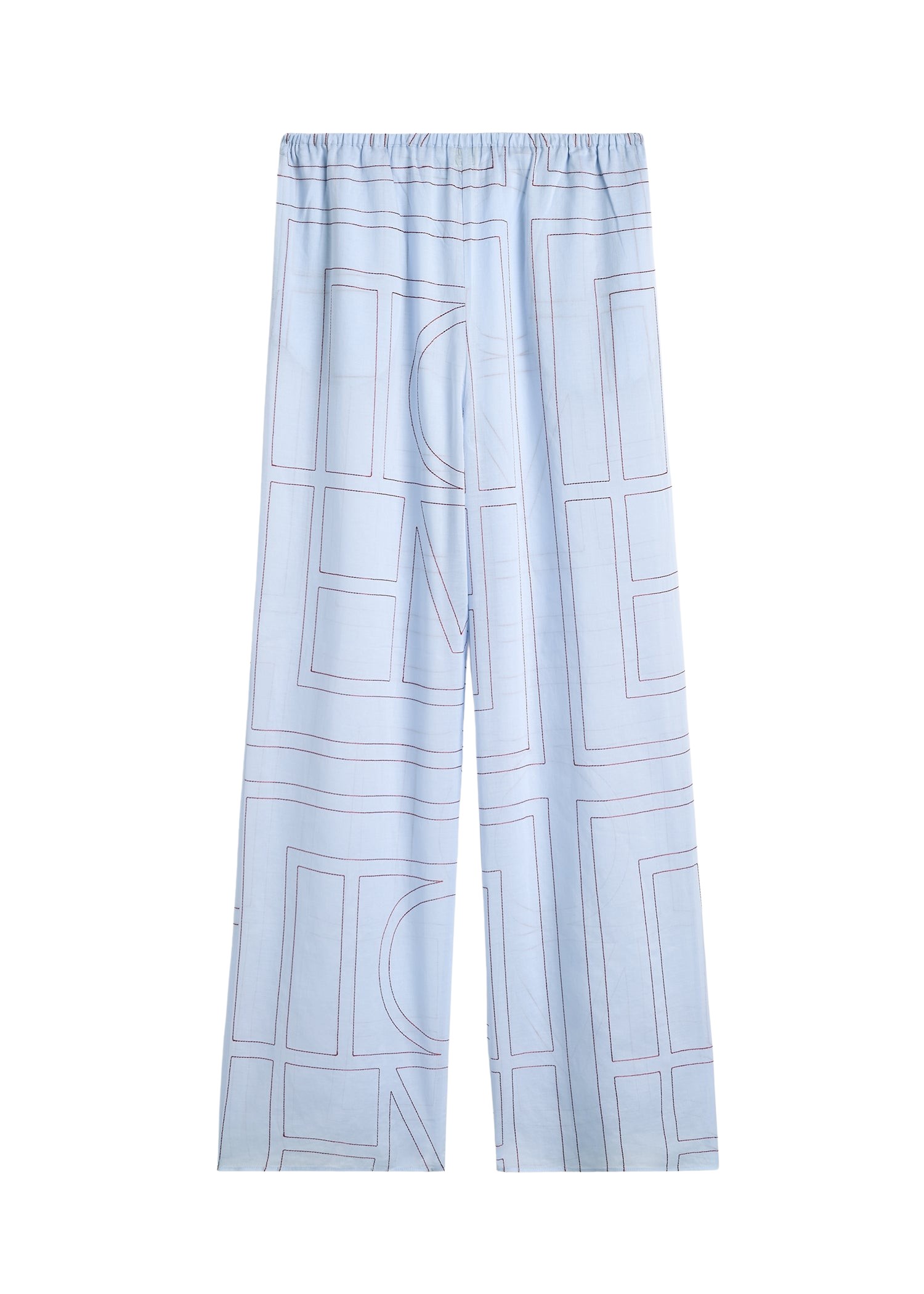 Toteme-Monogram-Cotton-Blend-PJ-Bottoms-Sky21830_nobg Totême Monogram Cotton-Blend PJ Bottoms Sky - Loungewear - Scandinavian Minimalist Luxury at Coveti