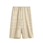 Totême Monogram Silk PJ Culottes Ivory - Loungewear - Scandinavian Minimalist Luxury at Coveti