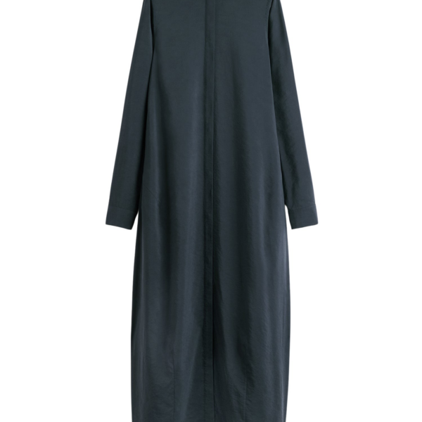 Totême Parachute Shirtdress Nightfall - Dresses - Scandinavian Minimalist Luxury at Coveti