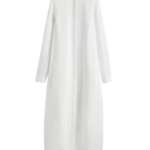 Totême Parachute Shirtdress White - Dresses - Scandinavian Minimalist Luxury at Coveti