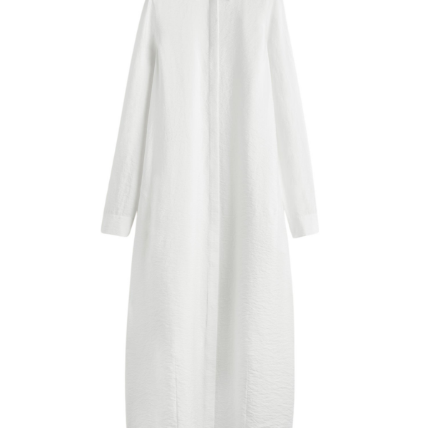 Totême Parachute Shirtdress White - Dresses - Scandinavian Minimalist Luxury at Coveti