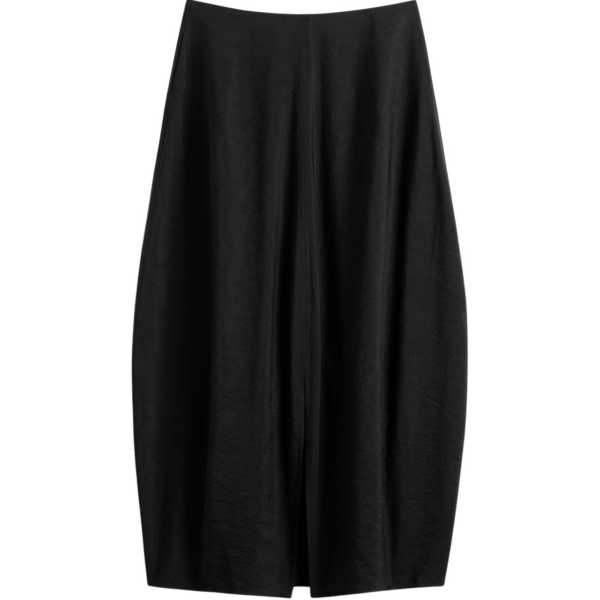 Totême Parachute Skirt Black - Skirts - Scandinavian Minimalist Luxury at Coveti