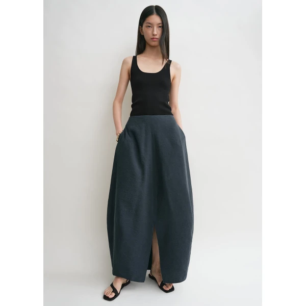 Totême Parachute Skirt Nightfall - Skirts - Scandinavian Minimalist Luxury at Coveti