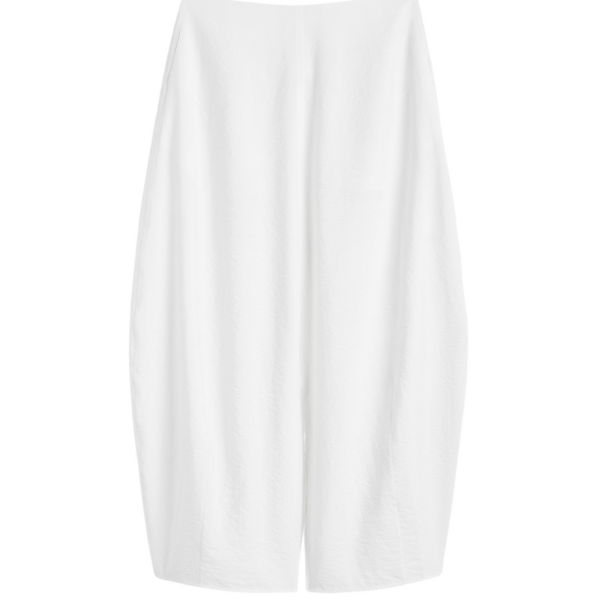 Totême Parachute Skirt White - Skirts - Scandinavian Minimalist Luxury at Coveti