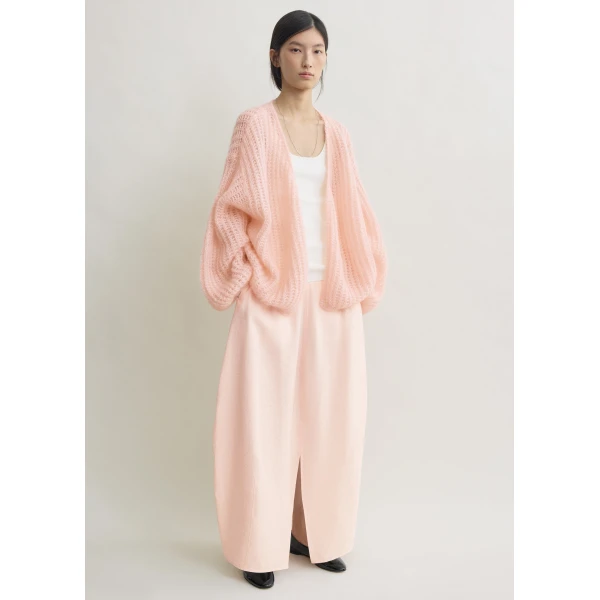 Totême Puffed Cardigan Bloom - Knitwear - Scandinavian Minimalist Luxury at Coveti