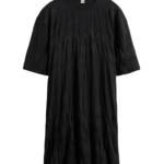 Totême Relaxed Tee Dress Black - Dresses - Scandinavian Minimalist Luxury at Coveti