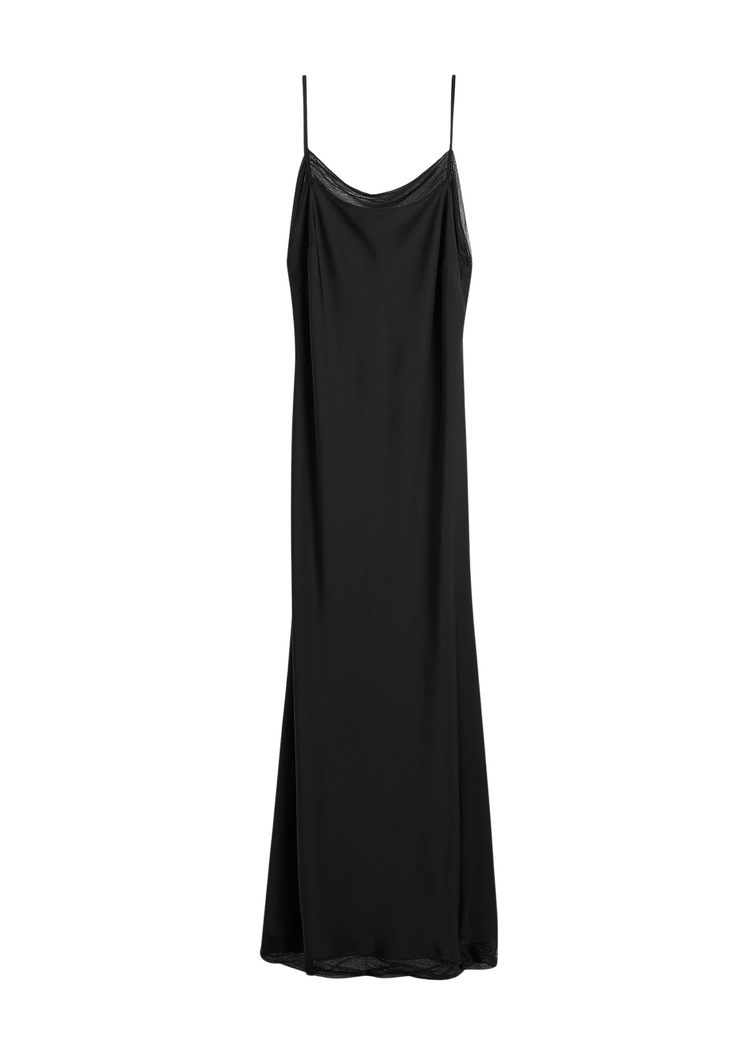 Toteme-Satin-Slip-Dress-Black87942_nobg Totême Satin Slip Dress Black - Dresses - Scandinavian Minimalist Luxury at Coveti