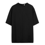 Totême Satin Tee Black - Tops - Scandinavian Minimalist Luxury at Coveti