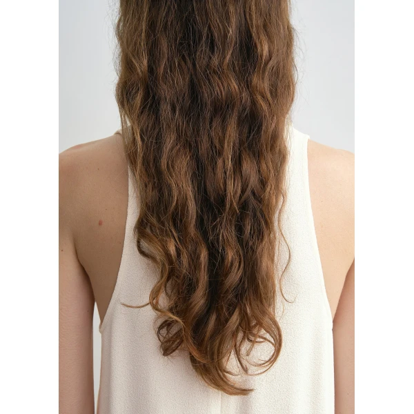 Totême Scoop-Neck Sablé Dress Macadamia - Dresses - Scandinavian Minimalist Luxury at Coveti