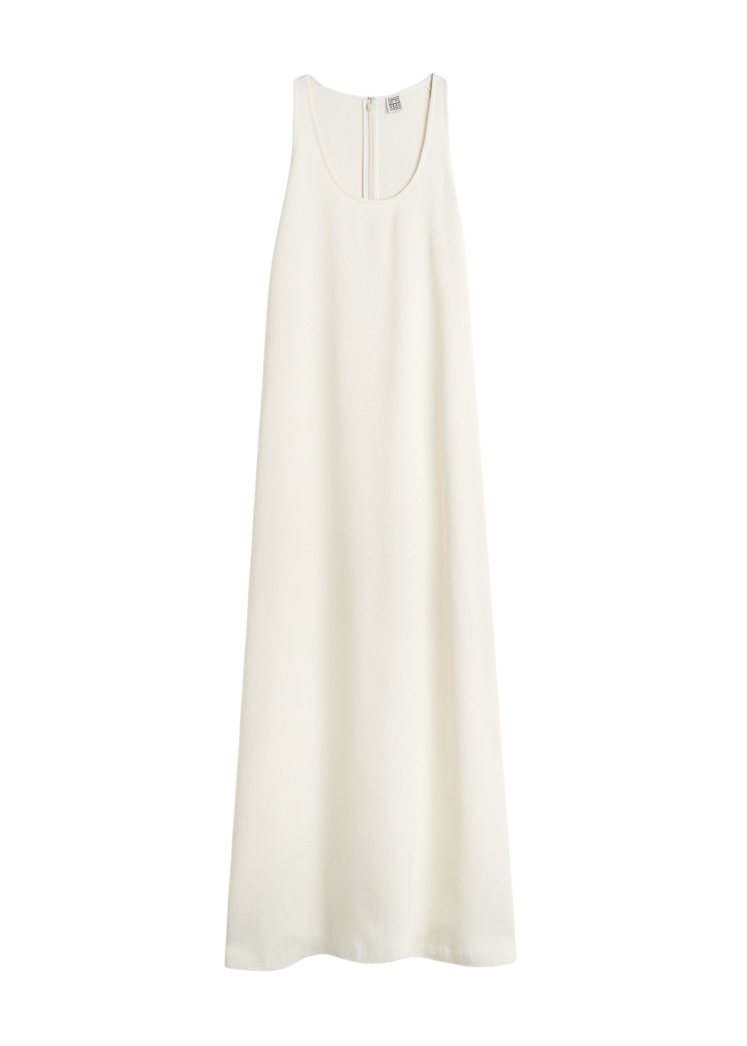 Toteme-Scoop-Neck-Sable-Dress-Macadamia69671_nobg Totême Scoop-Neck Sablé Dress Macadamia - Dresses - Scandinavian Minimalist Luxury at Coveti