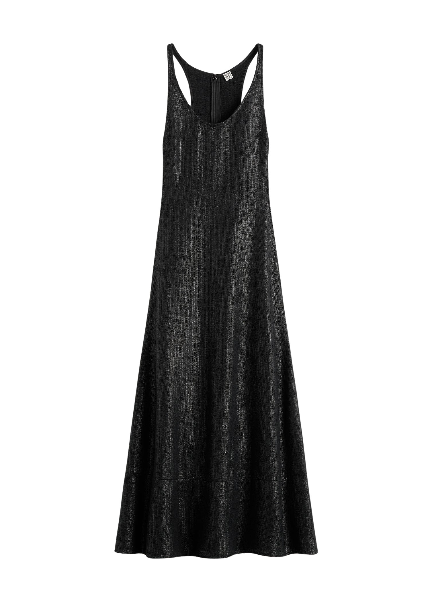 Toteme-Sculpted-Cotton-Dress-Black15907_nobg Totême Sculpted Cotton Dress Black - Dresses - Scandinavian Minimalist Luxury at Coveti
