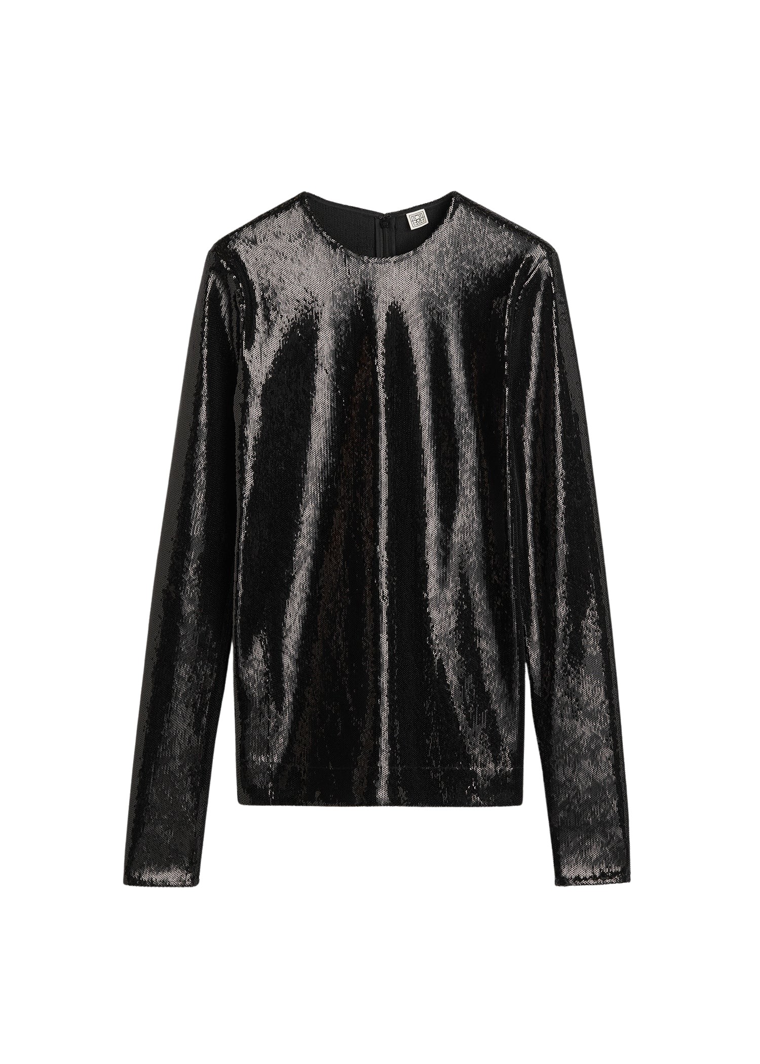 Toteme-Sequin-Top-Black92573_nobg Totême Sequin Top Black - Tops - Scandinavian Minimalist Luxury at Coveti