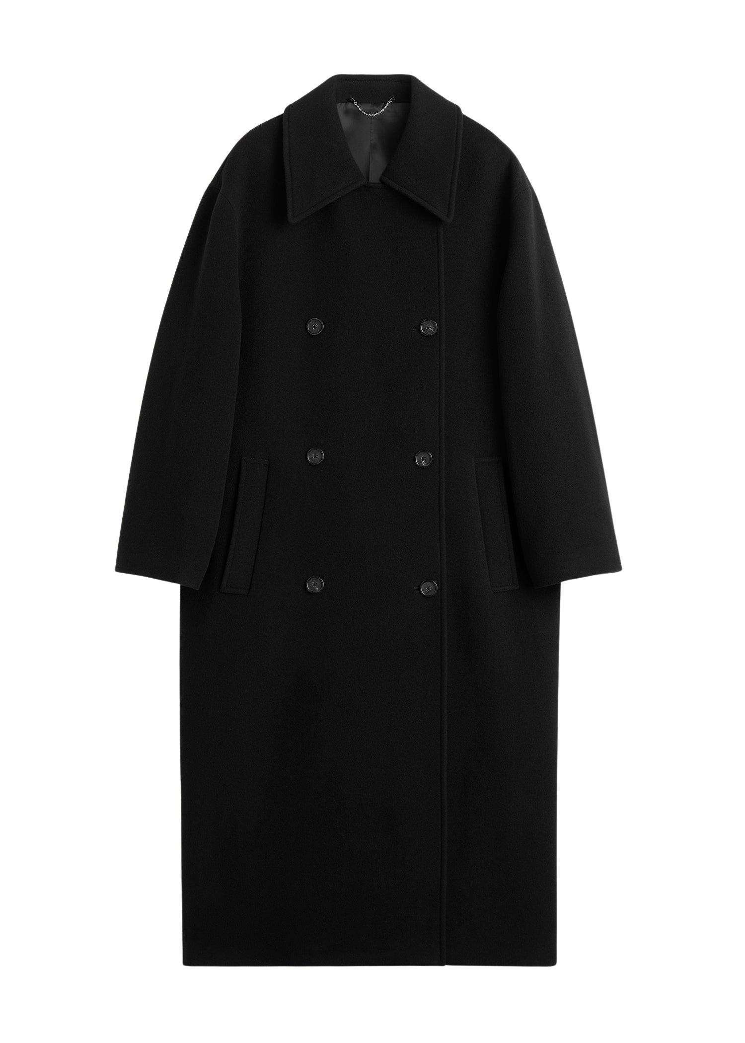 Toteme-Shield-Coat-Black86431_nobg Totême Shield Coat Black - Coats - Scandinavian Minimalist Luxury at Coveti