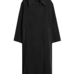 Totême Shield Coat Charcoal - Coats - Scandinavian Minimalist Luxury at Coveti