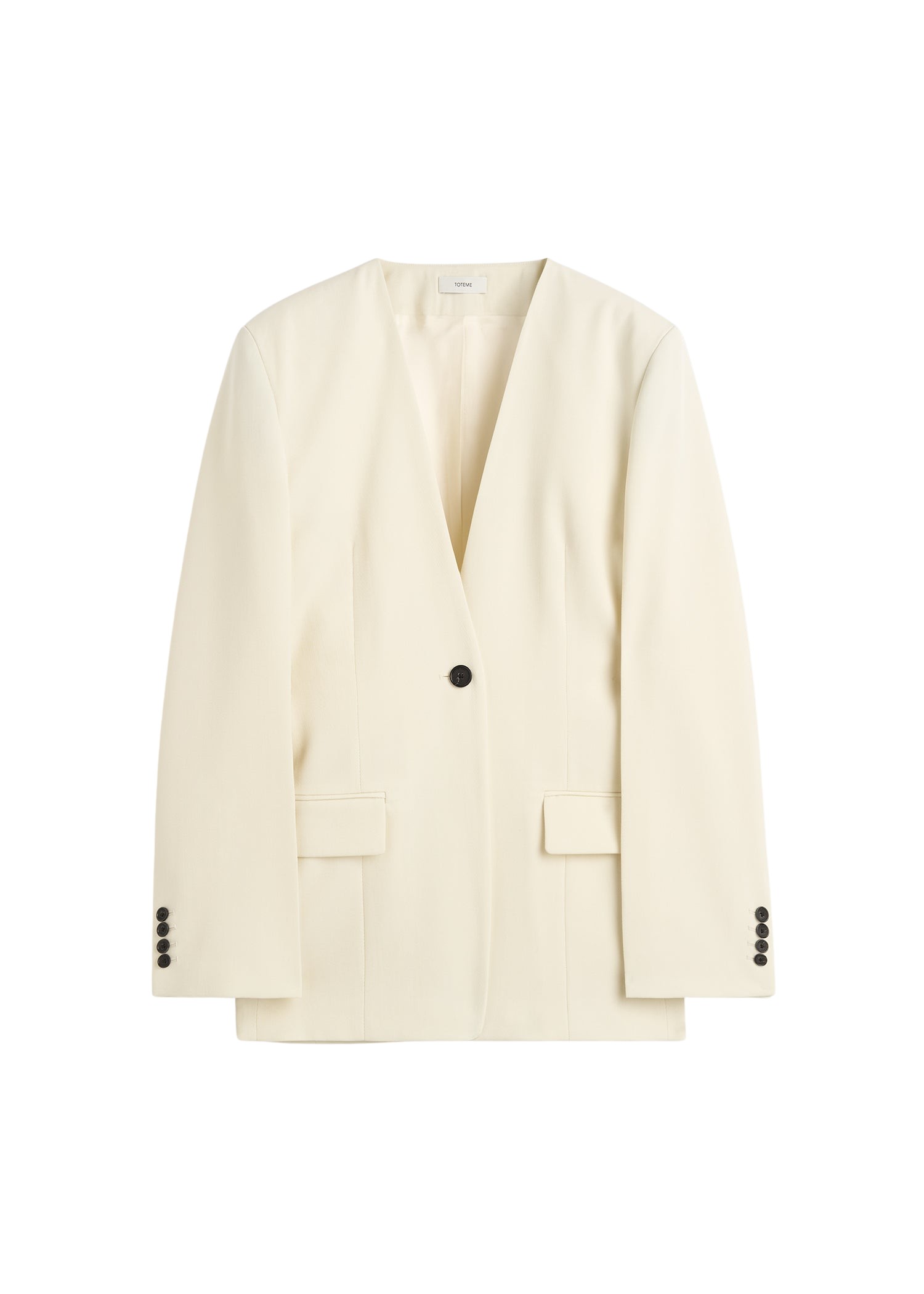 Toteme-Slouch-Blazer-Off-White11868_nobg Totême Slouch Blazer Off-White - Jackets - Scandinavian Minimalist Luxury at Coveti