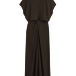 Totême Slouch Waist Dress Bark - Dresses - Scandinavian Minimalist Luxury at Coveti