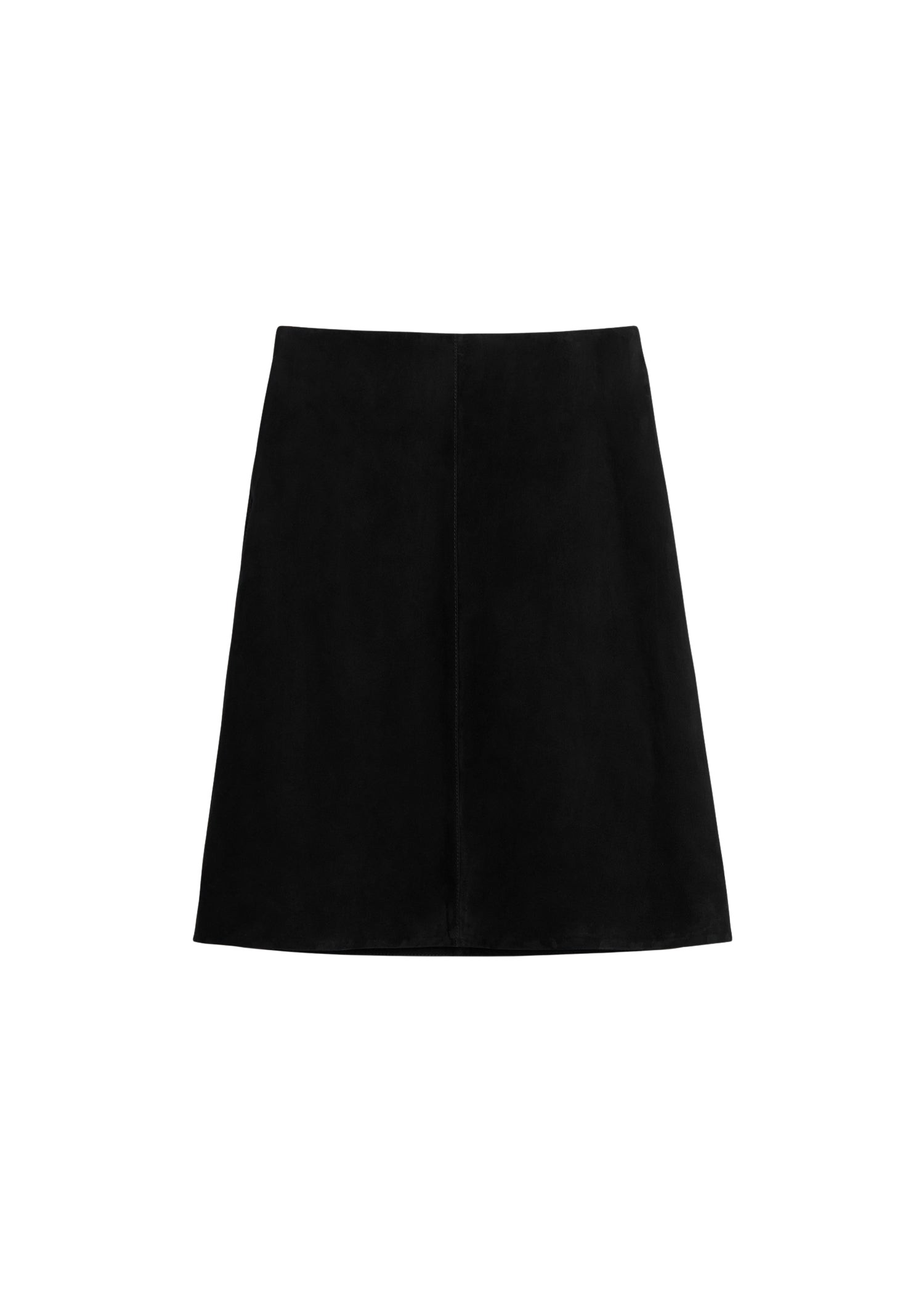 Toteme-Suede-Skirt-Black96736_nobg Totême Suede Skirt Black - Skirts - Scandinavian Minimalist Luxury at Coveti