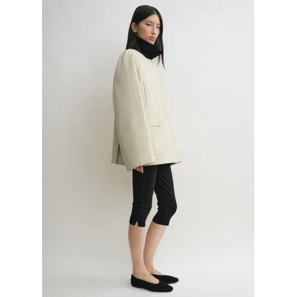 Totême Summer Country Jacket Peanut - Jackets - Scandinavian Minimalist Luxury at Coveti