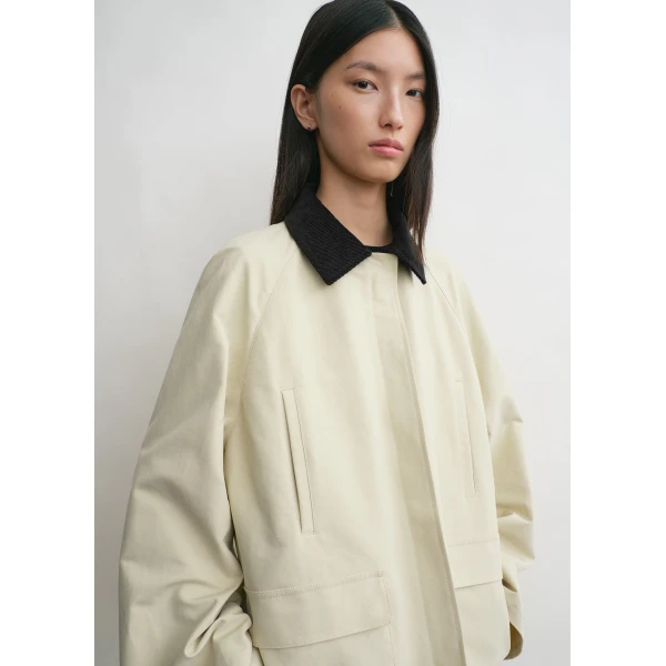 Totême Summer Country Jacket Peanut - Jackets - Scandinavian Minimalist Luxury at Coveti