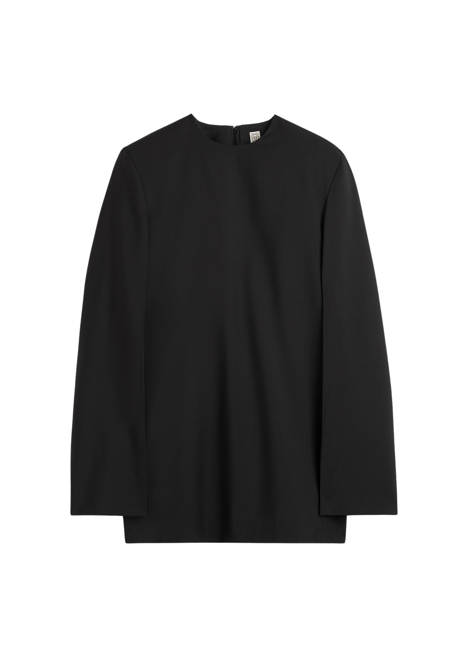 Totême Tailored Dinner Blouse Black - Tops - Scandinavian Minimalist Luxury at Coveti