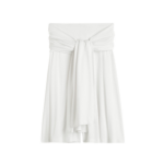 Totême Tie-Waist Jersey Shorts White - Shorts - Scandinavian Minimalist Luxury at Coveti