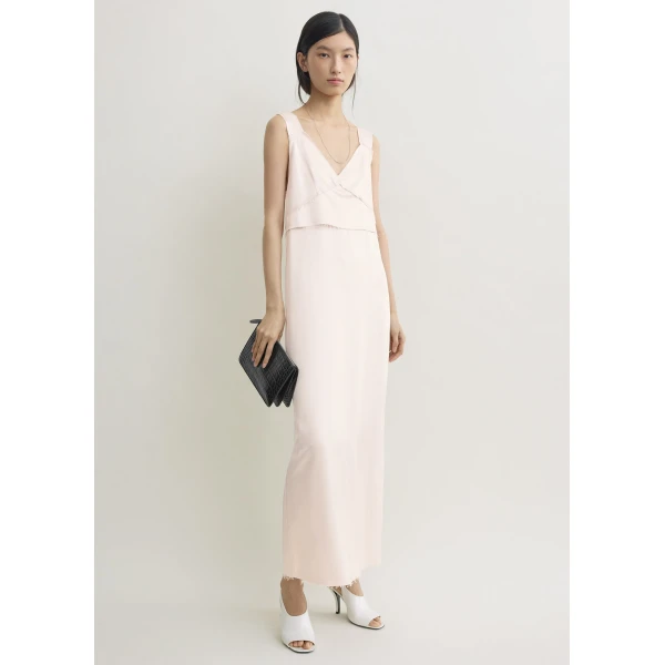 Totême V-Neck Slip Dress Bloom - Dresses - Scandinavian Minimalist Luxury at Coveti