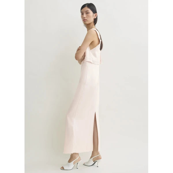 Totême V-Neck Slip Dress Bloom - Dresses - Scandinavian Minimalist Luxury at Coveti