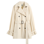 Totême Washed Cotton Trench Stone - Coats - Scandinavian Minimalist Luxury at Coveti
