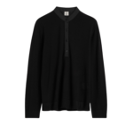 Totême Wool Silk Knit Black - Knitwear - Scandinavian Minimalist Luxury at Coveti