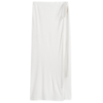 Totême Wrap Skirt Off-White - Skirts - Scandinavian Minimalist Luxury at Coveti
