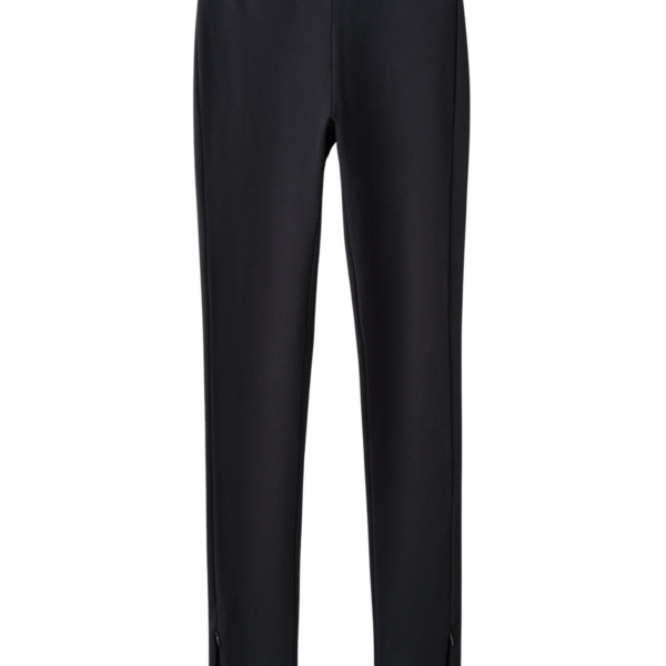 Totême Zip Leggings Black - Pants - Scandinavian Minimalist Luxury at Coveti