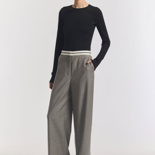 Viktoria & Woods Buckland Wool Trouser - Pants - Minimalist Australian Fashion at Coveti
