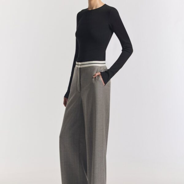 Viktoria & Woods Buckland Wool Trouser - Pants - Minimalist Australian Fashion at Coveti