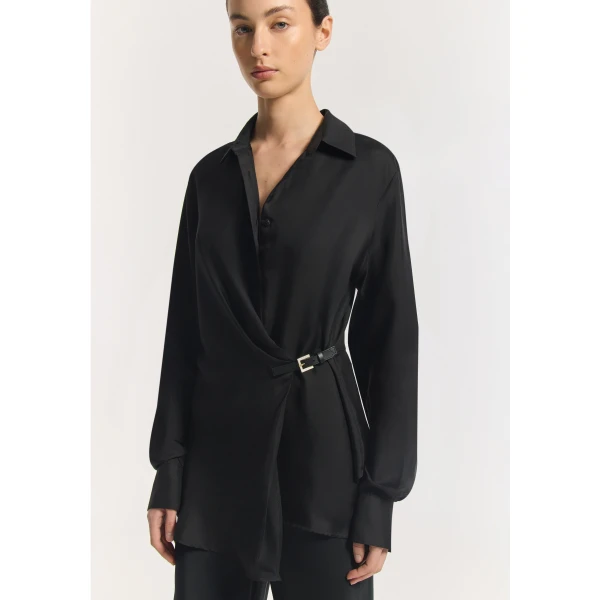 Viktoria and Woods Hercules Silk Wrap Shirt, view 2