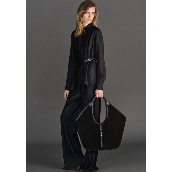 Viktoria & Woods Hercules Silk Wrap Shirt - Tops - Minimalist Australian Fashion at Coveti