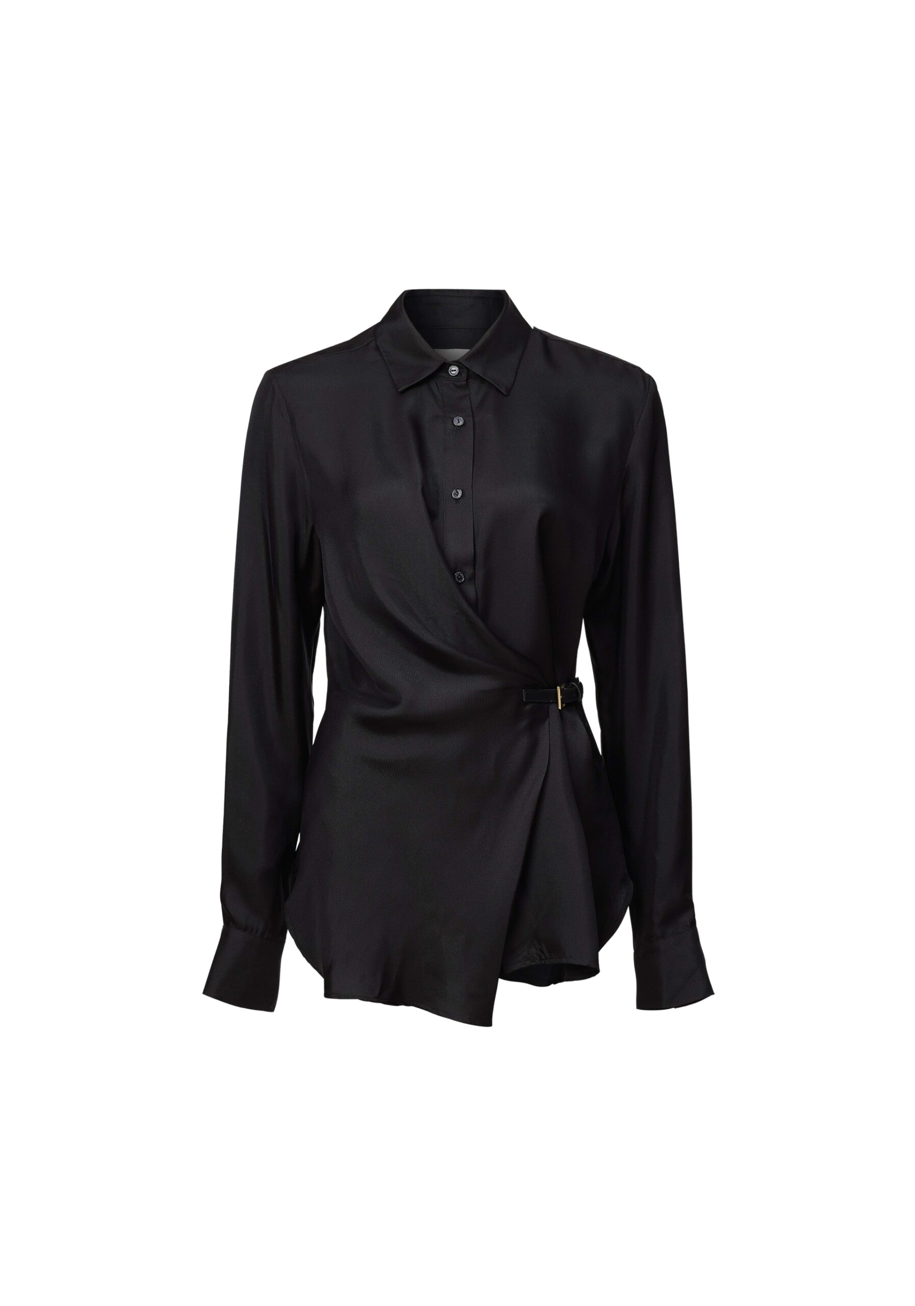 Viktoria & Woods Hercules Silk Wrap Shirt - Tops - Minimalist Australian Fashion at Coveti