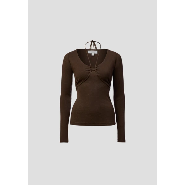 Viktoria & Woods Priscilla Merino Top - Tops - Minimalist Australian Fashion at Coveti