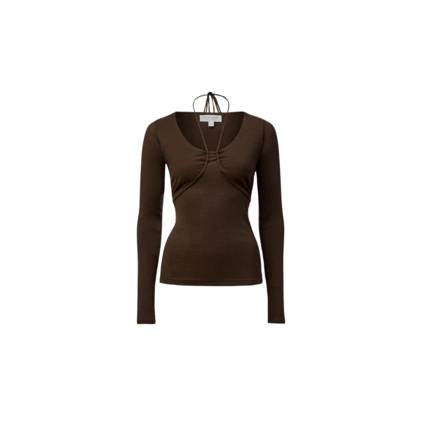 Viktoria & Woods Priscilla Merino Top - Tops - Minimalist Australian Fashion at Coveti