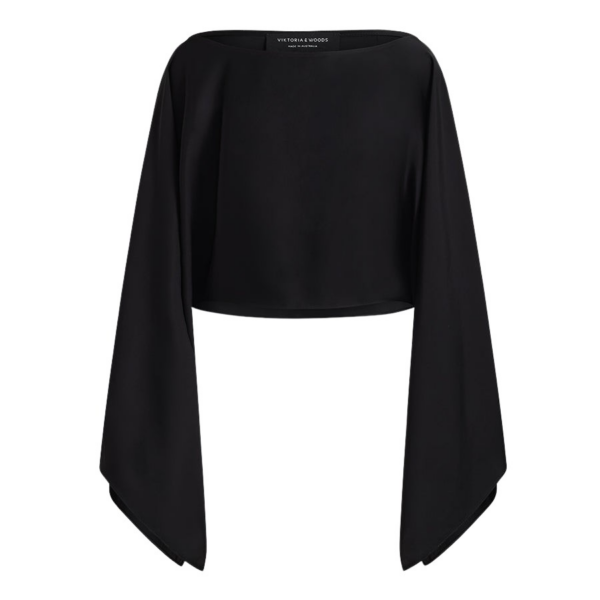 Viktoria & Woods Romance Cape Top - Tops - Minimalist Australian Fashion at Coveti