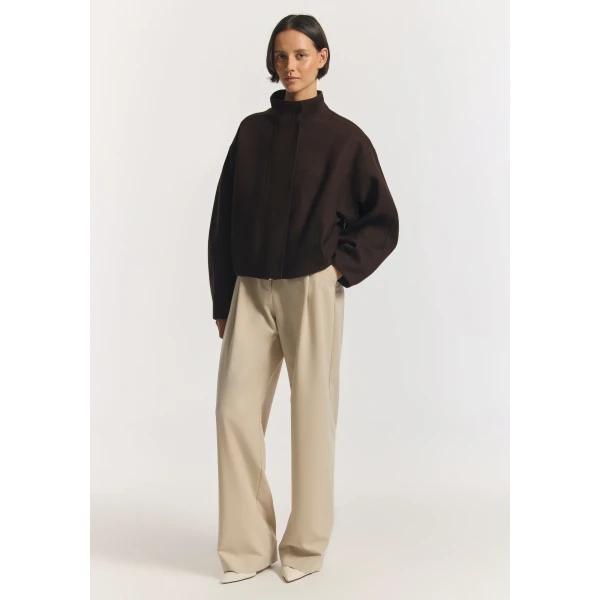 Viktoria and Woods Salvation Wool Bomber Jacket, view 2