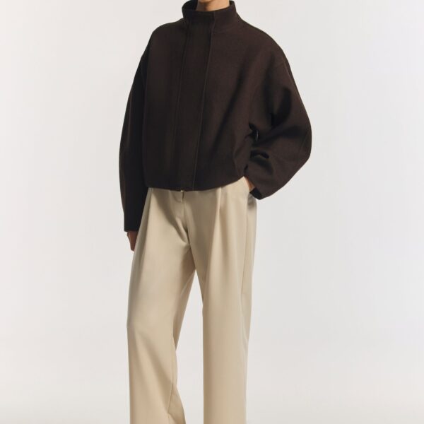Viktoria & Woods Salvation Wool Bomber - Jackets - Minimalist Australian Fashion at Coveti