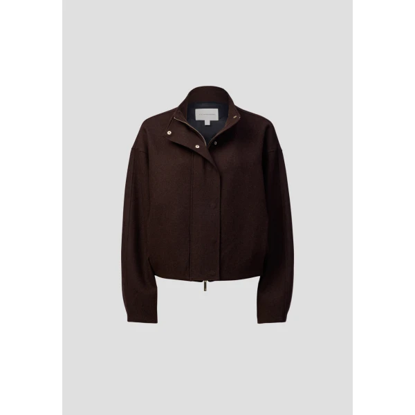 Viktoria & Woods Salvation Wool Bomber - Jackets - Minimalist Australian Fashion at Coveti