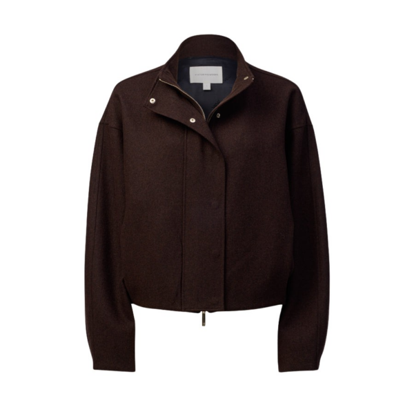 Viktoria & Woods Salvation Wool Bomber - Jackets - Minimalist Australian Fashion at Coveti