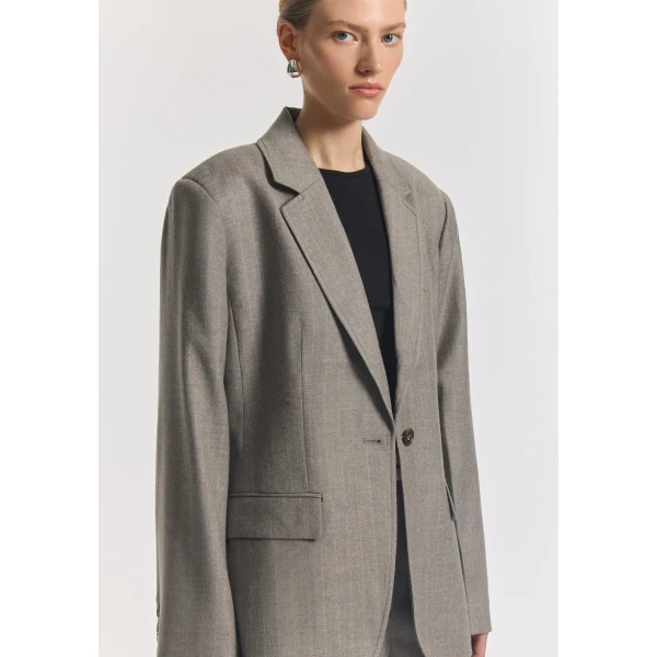 Viktoria and Woods Vanguardian Wool Blazer, view 4