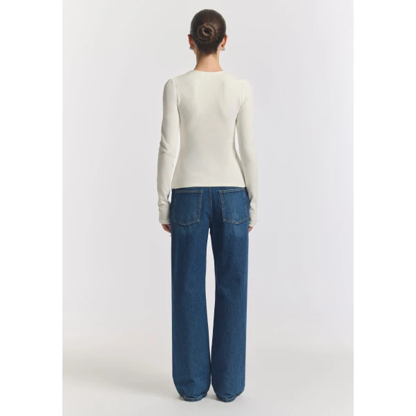 Viktoria and Woods Woods Rib Longsleeve Tee Top, view 6