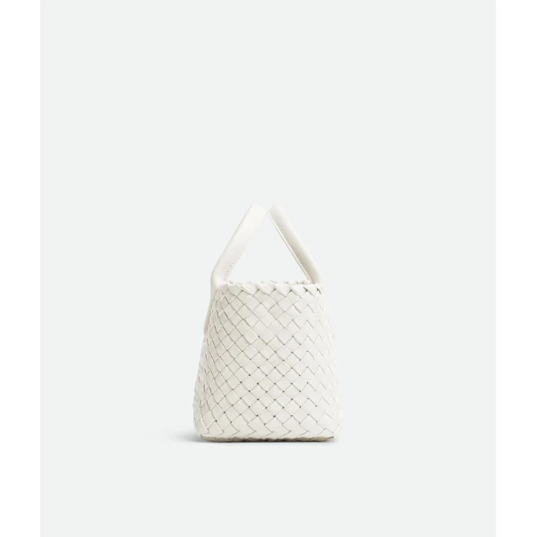 Khaite Mini Cabat in White - White Mini Bags - The Lotus Tote Bag - Shop at Coveti