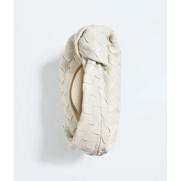 Khaite Mini Jodie in Chalk - White Mini Bags - The Lotus Tote Bag - Shop at Coveti