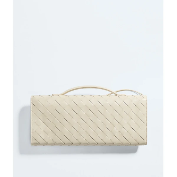 Khaite Women's Andiamo Clutch in Sea salt - White Clutch Bags - The Lotus Tote Bag - Shop at Coveti