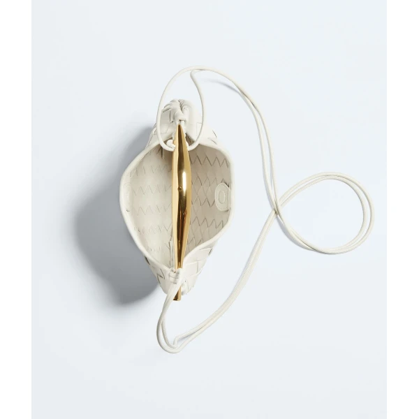 Khaite Women's Baby Sardine in Chalk - White Mini Bags - The Lotus Tote Bag - Shop at Coveti